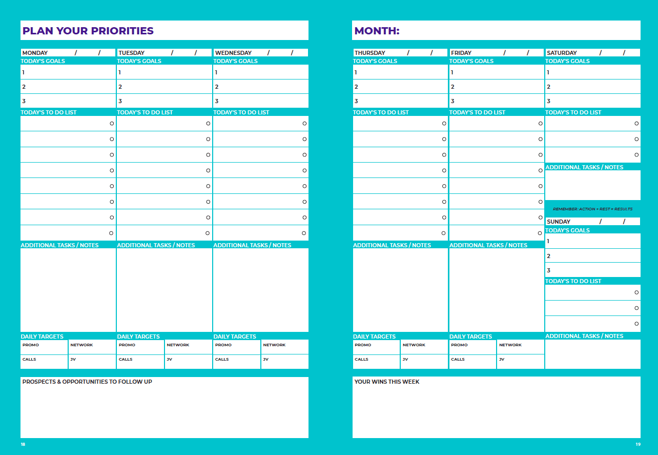 Weekly Planning