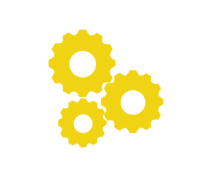 gears yellow